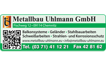 Logo von Metallbau Uhlmann GmbH